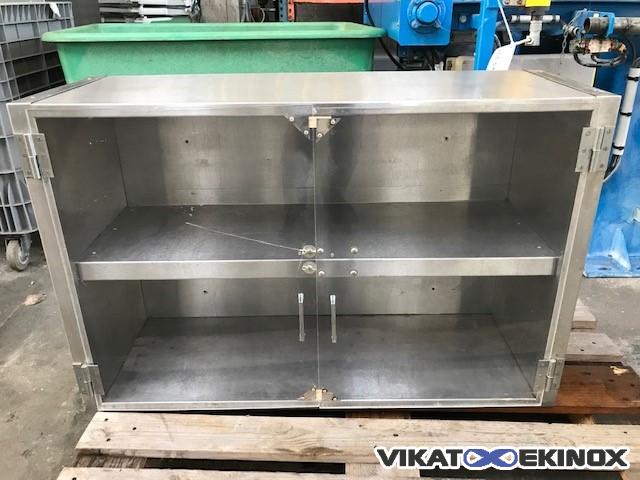 Stainless Steel Cabinet With Plexiglass Doors Vikat Ekinox