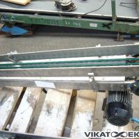 Conveyor, stainless steel, Length 900 mm