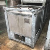 Container inox 445 litres