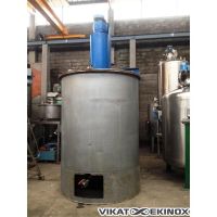 Agitated stainless steel tank 5000 litres