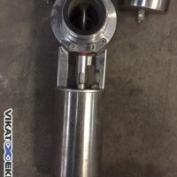 Vanne papillon SMS à actionneur pneumatique DN 48