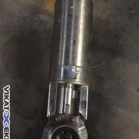 Butterfly valve DN 35 SMS connection, with pneumatic actuator