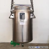 Stainless steel tank 275 litres with magnetic agitation
