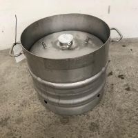 Stainless steel drum +/- 20 litres