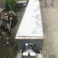 Stainless steel trough conveyor Ø 400