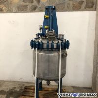 Stainless steel stirred reactor 400 litres