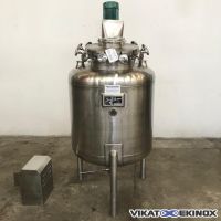 Stainless steel agitated tank 345 litres