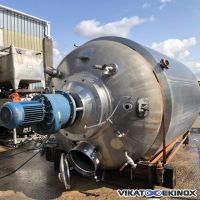 Vacuum jacketed mixing tank 12.5 m3 – S/S 316