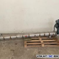 Stainles steel screw Ø150 Length 2000 mm complete opening