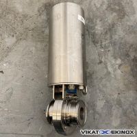 EUROBINOX butterfly valve DN25 clamp S/S 316L