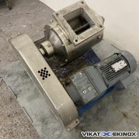 Vanne écluse rotative Ø 180 mm inox
