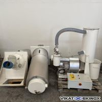 TIM TRANSITUBE transfer and filling unit for 2 silos of 200 litres