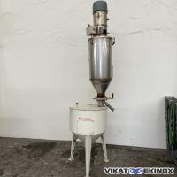 TRANSITUBE steel hopper 190 litres and WAM pneumatic transfer