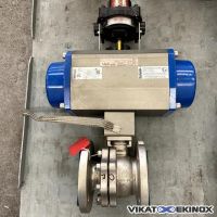 SECTORIEL S/S motorised ball valve DN50