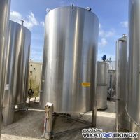 S/S tank 10 000 litres – with stainless steel coil