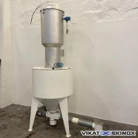 Trémie de transfert et dosage 350 litres avec vis TIM EQUIPEMENTS TRANSITUBE