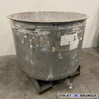 Cuve ouverte inox 1700 litres total