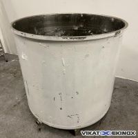 Cuve ouverte inox 1100 litres total