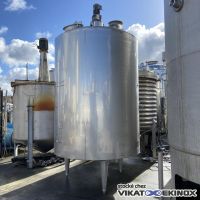 GOAVEC S/S mixing tank 1000 litres- double jacket and insulation