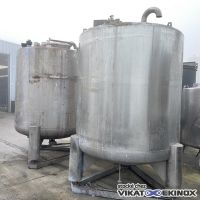 Cuve de mélange 8350 litres inox STAI