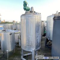 Cuve de mélange 4000 litres inox 304L STAI