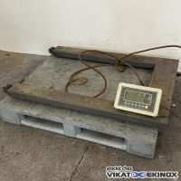 PMC MILLIOT European industrial pallet scale max 3000 kg type CW-TPF-3T with PMC MILLIOT indicator type CW-TPF-1.5T – max 1500 kg