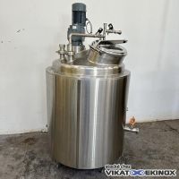 Cuve agitée 300 litres inox double enveloppe et calorifuge SERAP