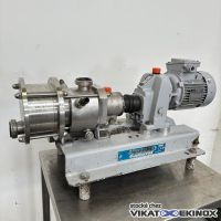 MOUVEX C2I EL VT eccentric piston pump 556 l/h – S/S – Double jacket