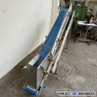 ERMATEC S/S belt conveyor L 3000 mm