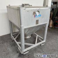 Container aluminium 1200 litres ORVAL SONECO type NGV42