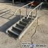 Escalier inox Long. 2 m